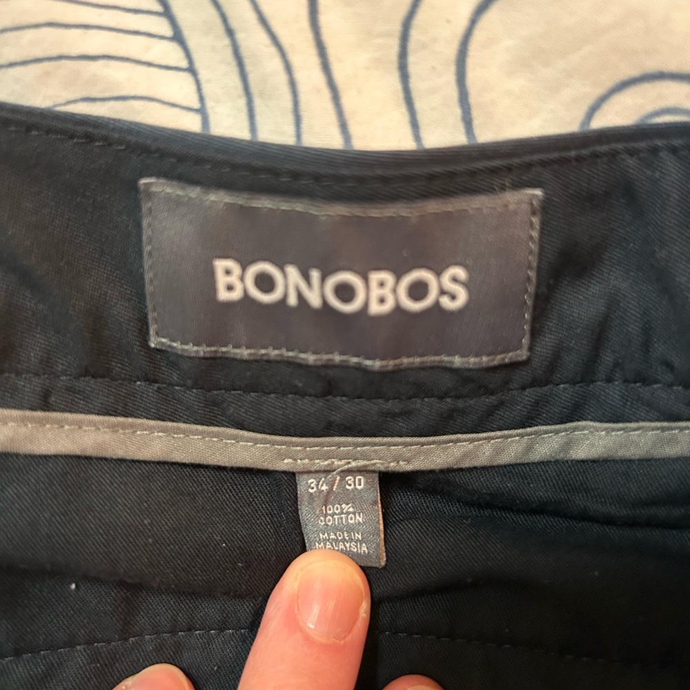 Bonobos Men’s Weekday Warrior Dark Blue Dress Pants - Picture 11 of 11
